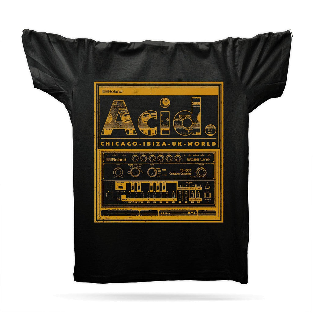 Acid 303 T-Shirt / Black - Future Past Clothing