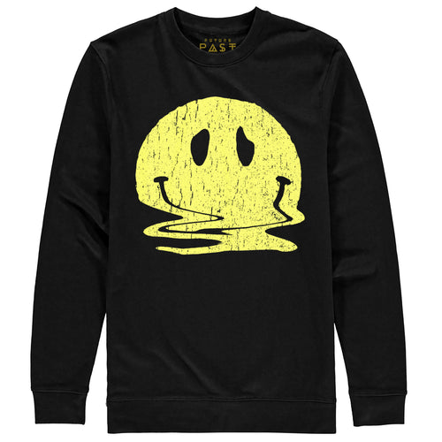 Melted Smiler Premium Sweatshirt / Black