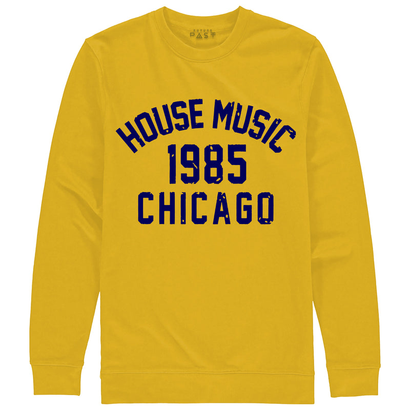 Chicago House Music 1985 Premium Sweatshirt / Gold