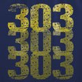 303 Remix Acid House T-Shirt / Navy