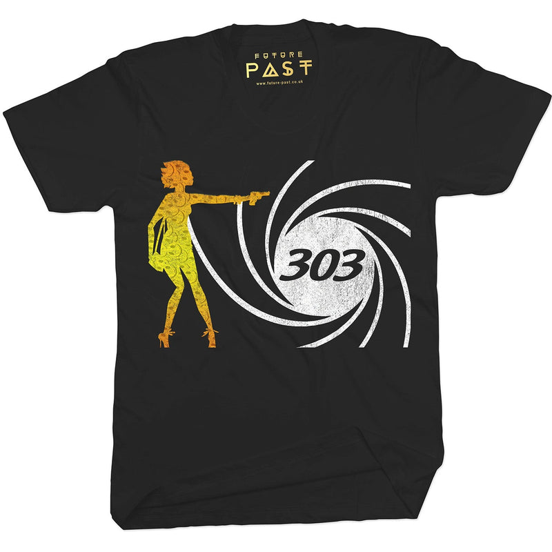 303 Shaken Not Stirred T-Shirt / Black