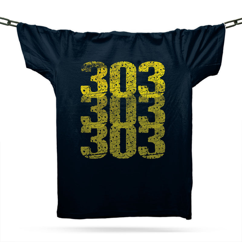 303 Remix Acid House T-Shirt / Navy
