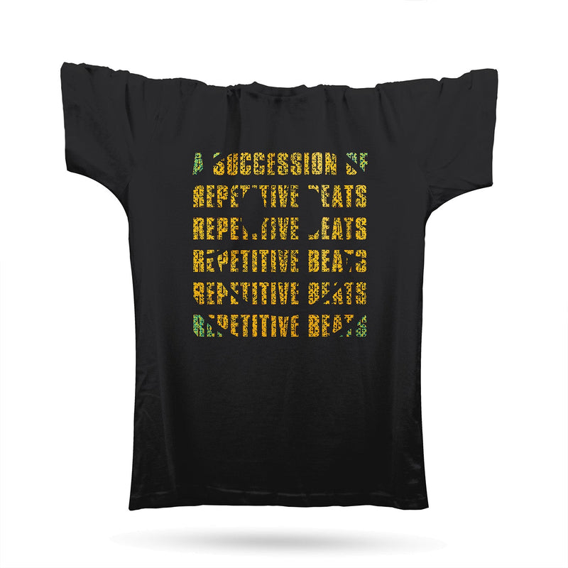 A Succession of Repetitive Beats T-Shirt / Black