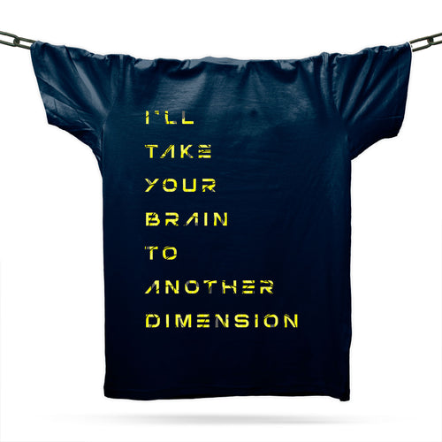 Acid House Another Dimension T-Shirt / Navy