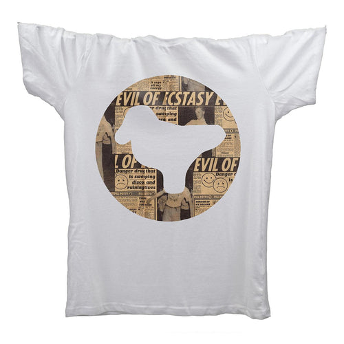 Acid House Bird T-Shirt / White