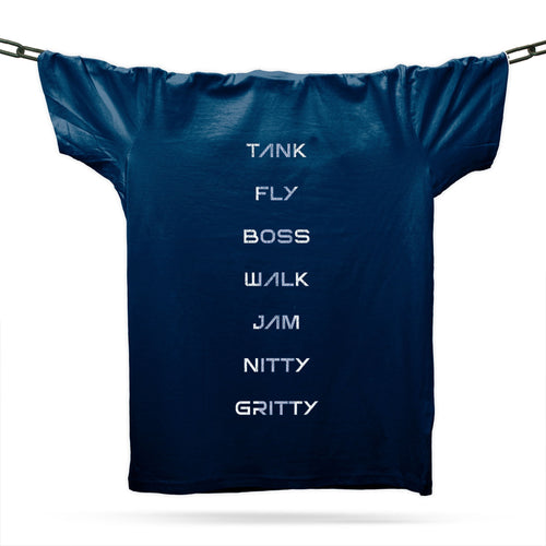 Acid House Jam Nitty Gritty T-Shirt / Navy