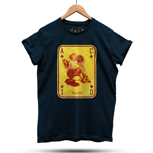 Acid House Pinup Girl Part 2 T-Shirt / Navy Blue