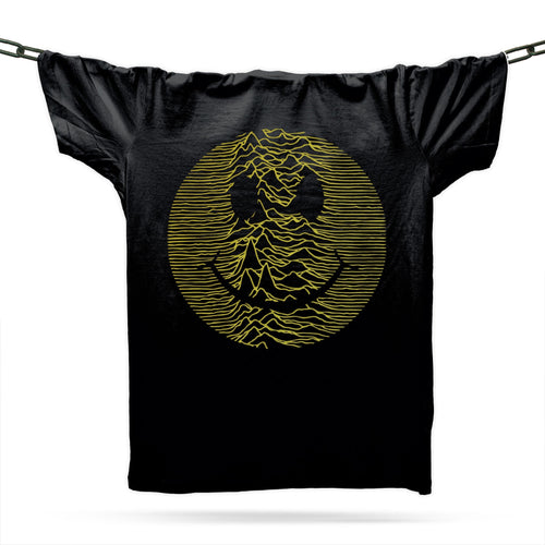Acid House Pulsar Smiler Rave T-Shirt / Black