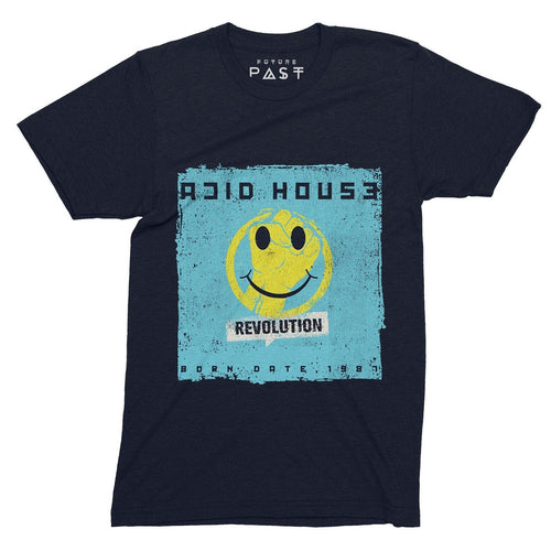 Acid House Revolution 1987 T-Shirt / Navy