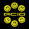 Acid House Smilers T-Shirt / Black