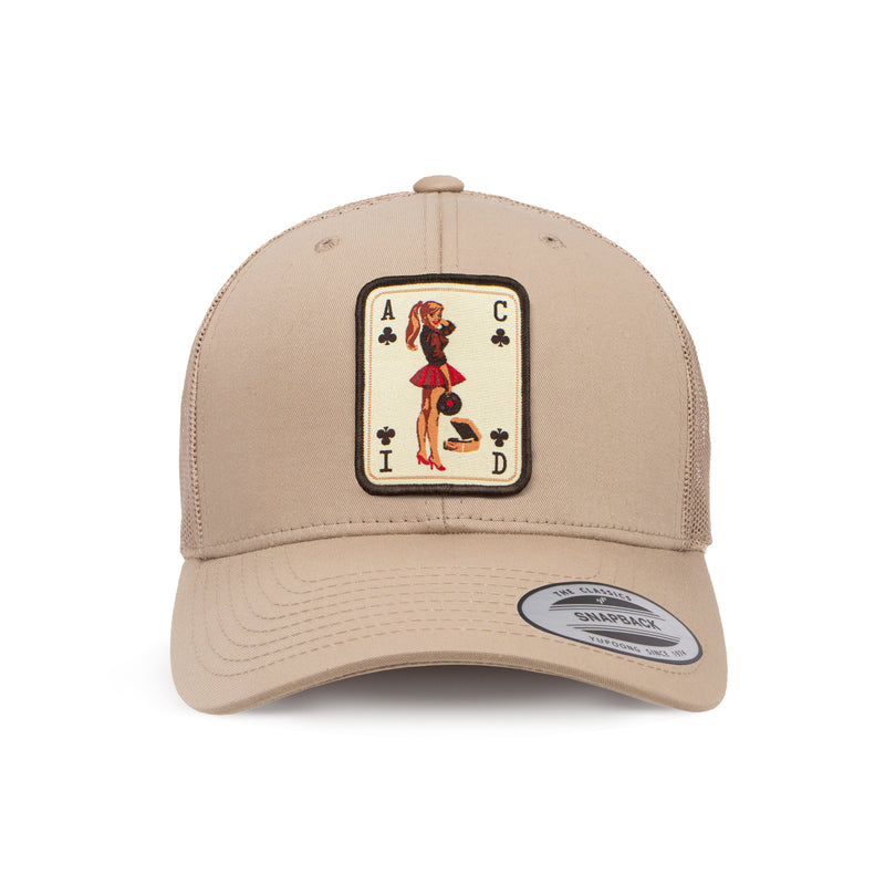 Acid Pinup Baseball Cap / Sand
