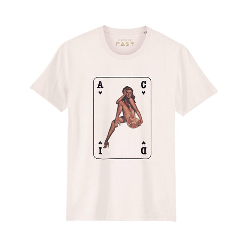 Acid Pinup Girl Part 5 T-Shirt / Cream
