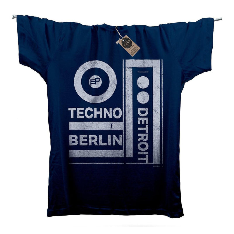 Berlin Detroit Techno T-Shirt / Navy