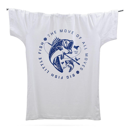 Big Fish Little Fish T-Shirt / White