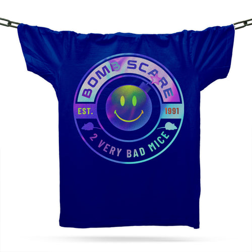 Bombscare Rave Acid House T-Shirt / Gold