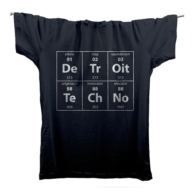 Detroit Techno Elements T-Shirt / Black