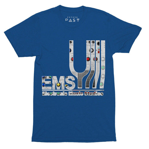 EMS Synthesisers Tribute T-Shirt / Royal