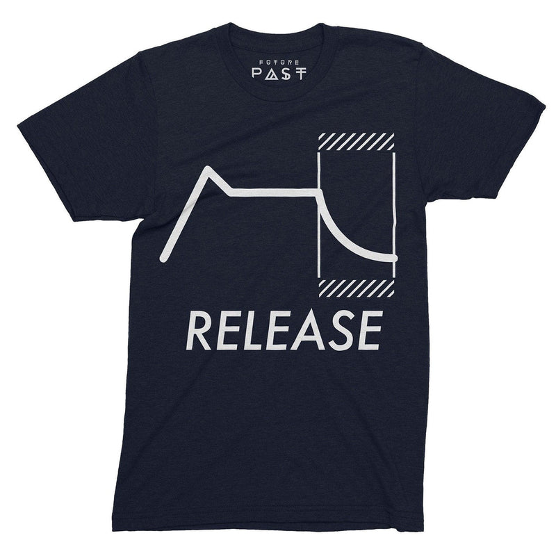 Envelope Release Analog T-Shirt / Navy