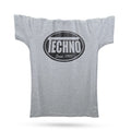 Techno Skatewear Rave T-Shirt / Grey