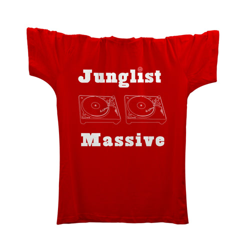 Junglist Massive T-Shirt / Red