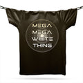 Mega Mega White Thing T-Shirt / Black