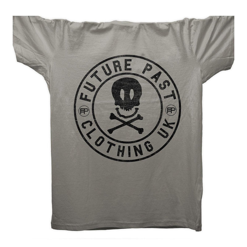 FPC Smiler Skull Logo T-Shirt / Grey