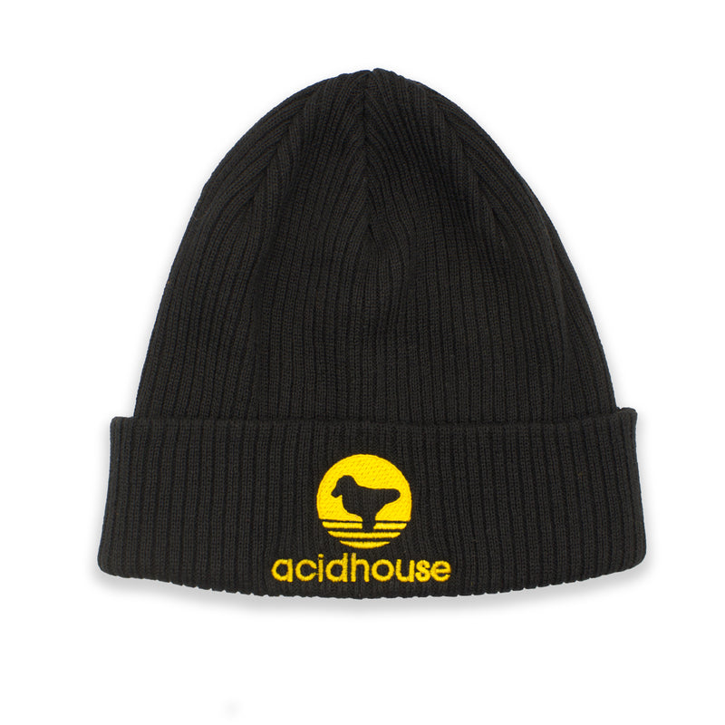 Acid Sportswear Organic Cotton Beanie / Black