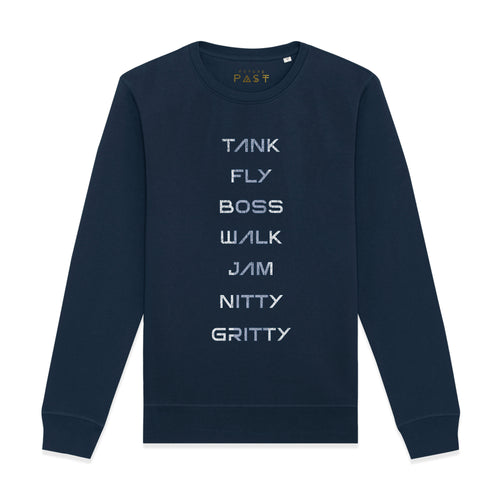 Acid House Jam Nitty Gritty Premium Sweatshirt / Navy