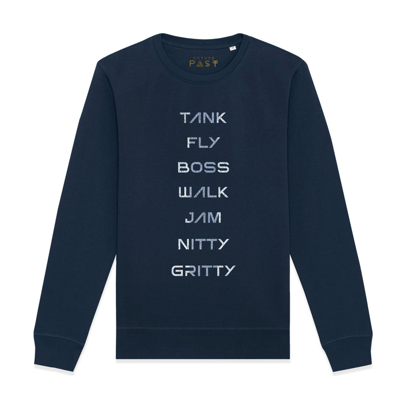 Acid House Jam Nitty Gritty Premium Sweatshirt / Navy