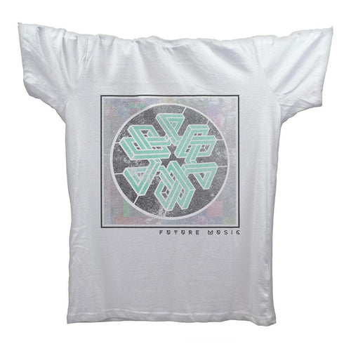 Future Music Techno T-Shirt / White
