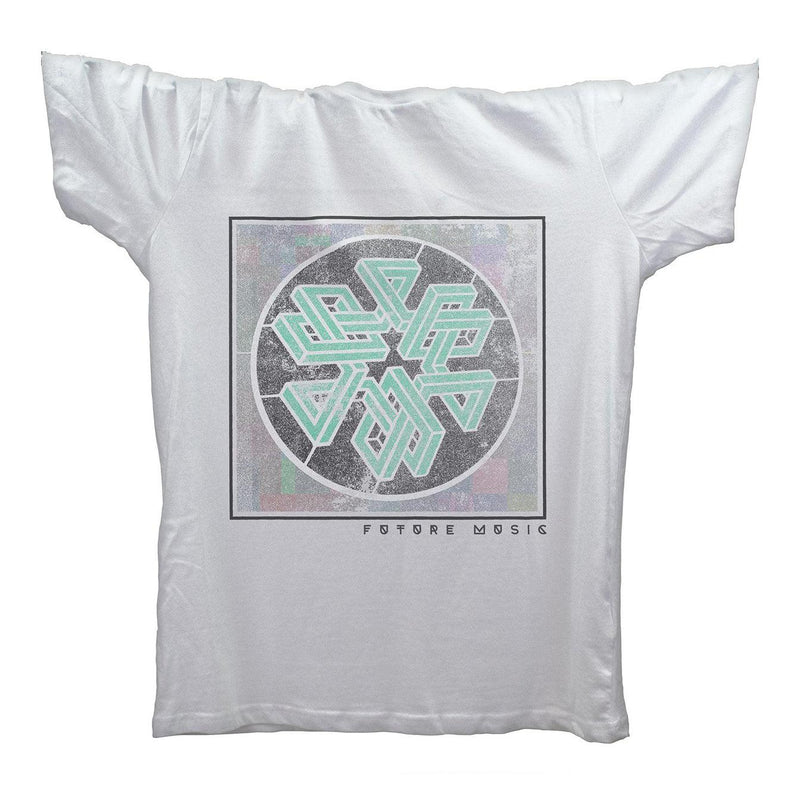 Future Music Techno T-Shirt / White
