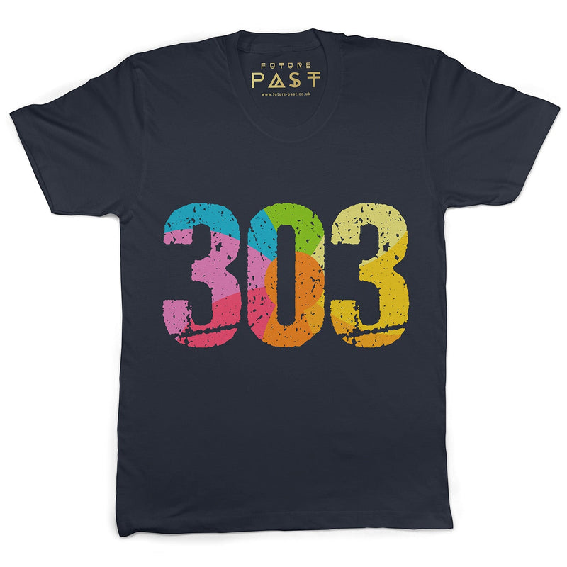 Future Past 303 T-Shirt / Navy