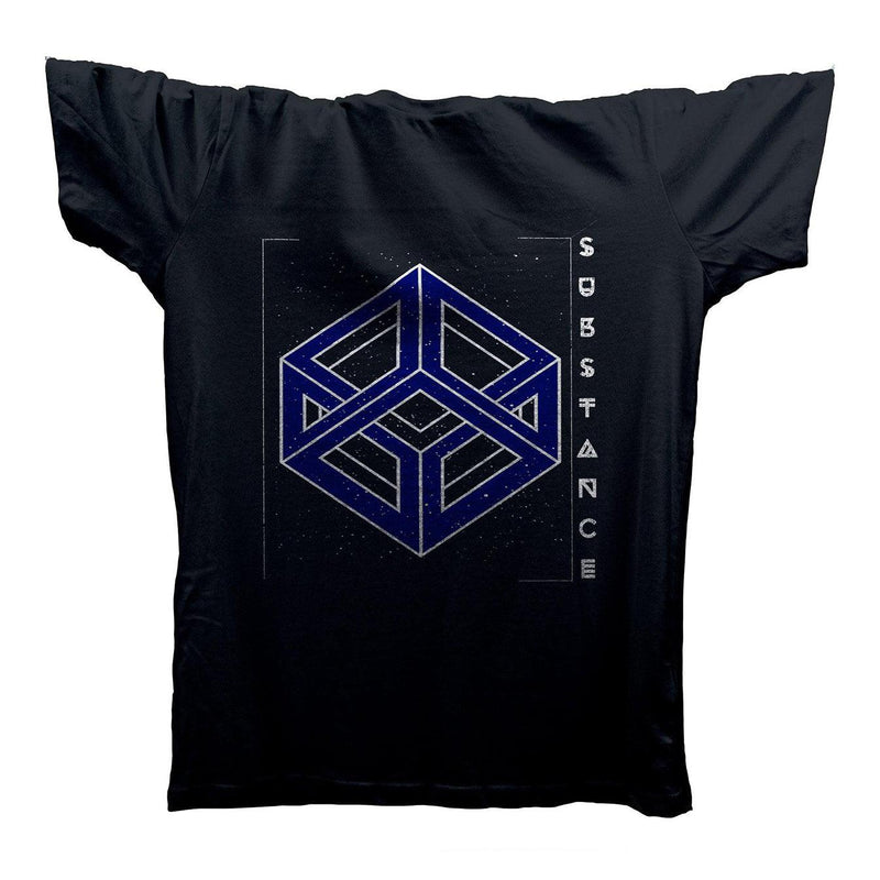 Geometric Substance T-Shirt / Black