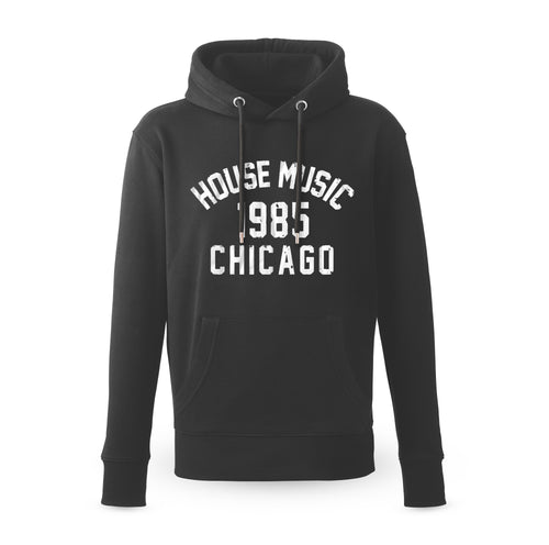 House Music 1985 Hoodie / Black
