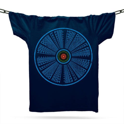 How Does It Feel Acid House T-Shirt / Navy
