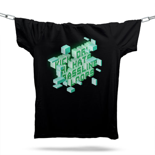 Kick Hat Bass Loop T-Shirt / Black
