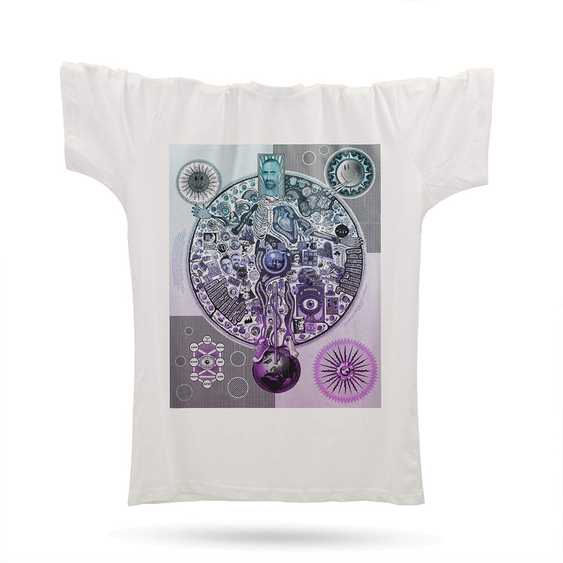 Ltd. Edition Map of Acid 2 Dave Little T-Shirt / Cream