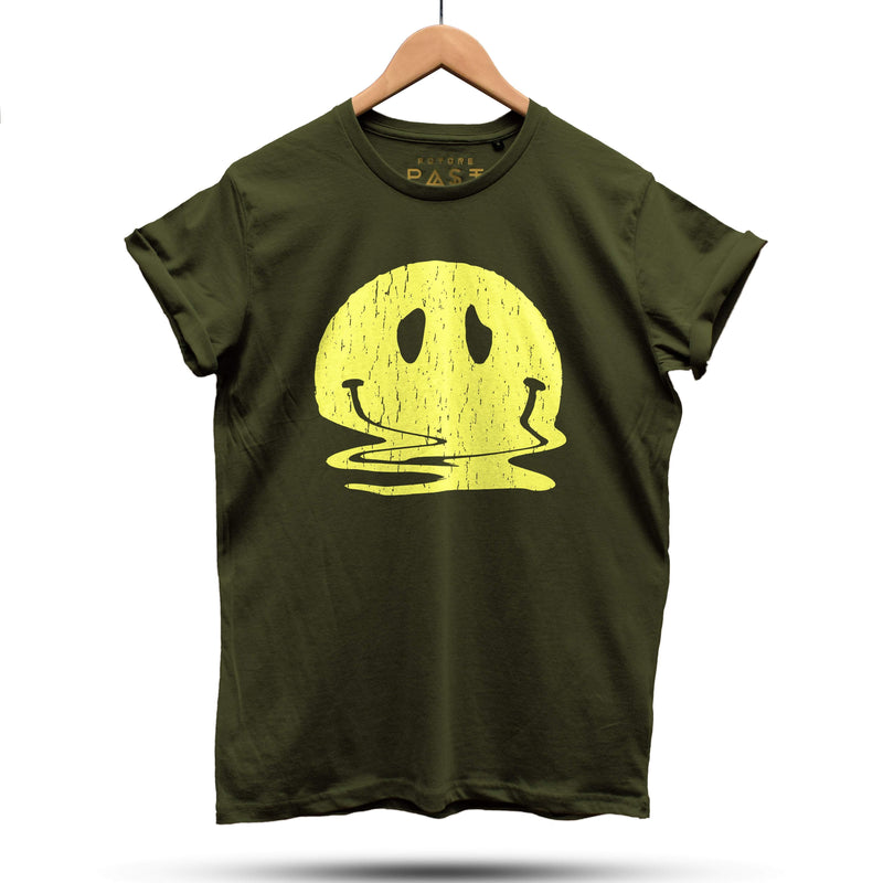 Melted But Still Smiling T-Shirt / Khaki