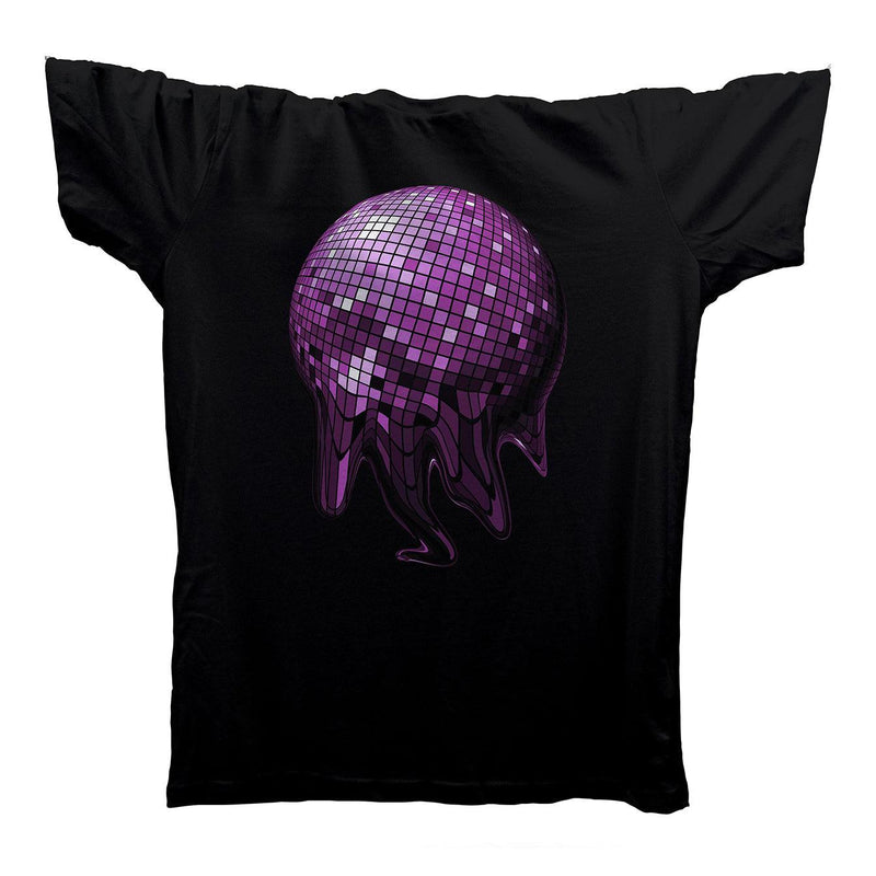 Melted Disco Ball T-Shirt / Black