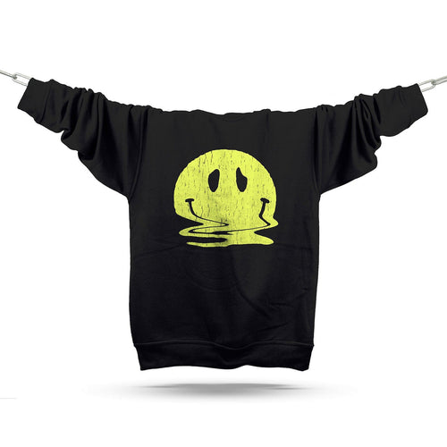 Melted Smiler Premium Sweatshirt / Black