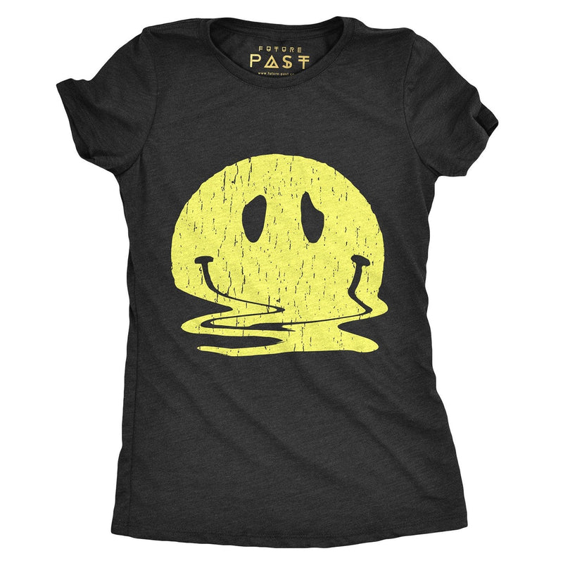 Melted Smiler Women's T-Shirt / Black