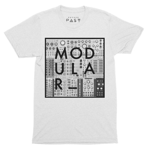 Modular Synthesiser T-Shirt / White