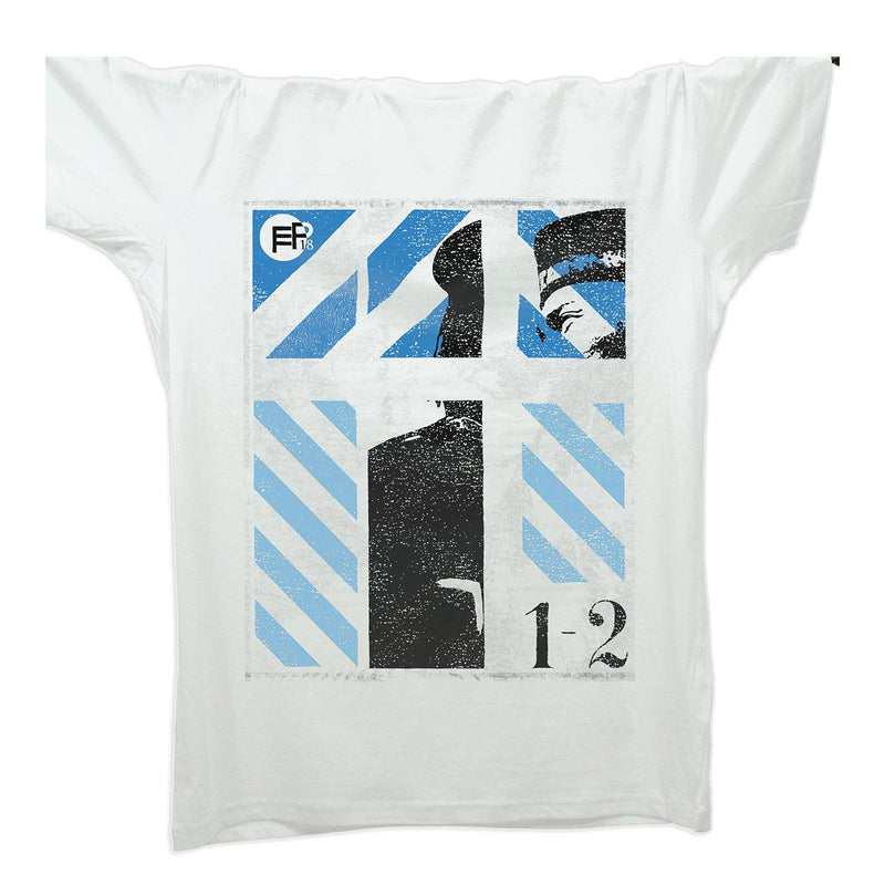 Monday Blue Futurista T-Shirt / White