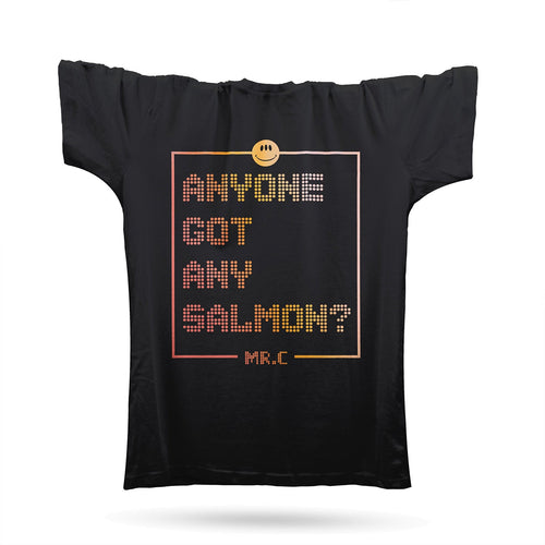 Mr. C Official Salmon T-Shirt / Black