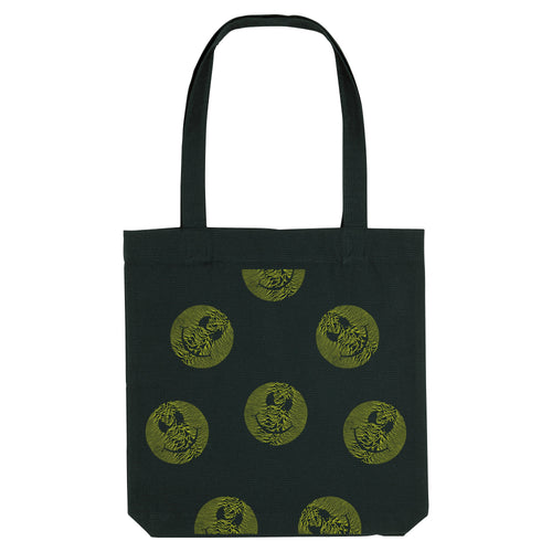 Multi-Acid Pulsar Smiler Tote Bag / Black