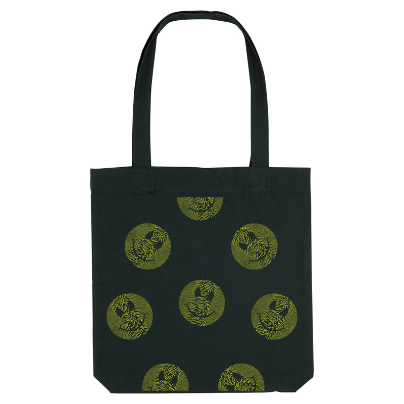 Multi-Acid Pulsar Smiler Tote Bag / Black