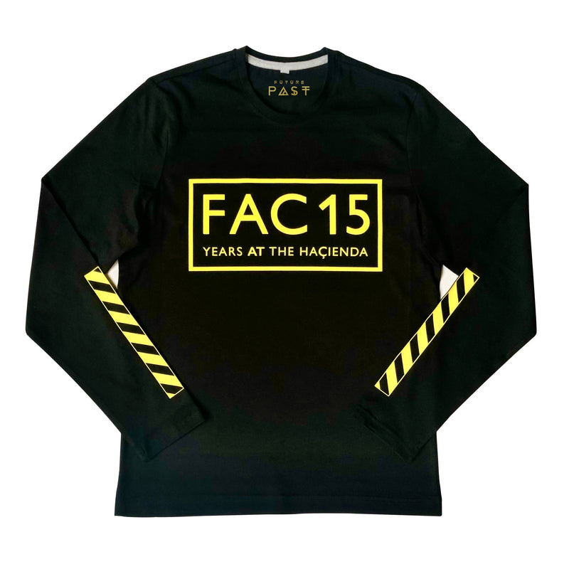 Official Hacienda FAC51 Collaboration 15 Years Long Sleeve T-Shirt / Black