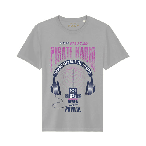Pirate Radio T-Shirt / Grey