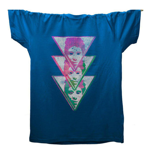 Punk Triangle T-Shirt / Royal Or White
