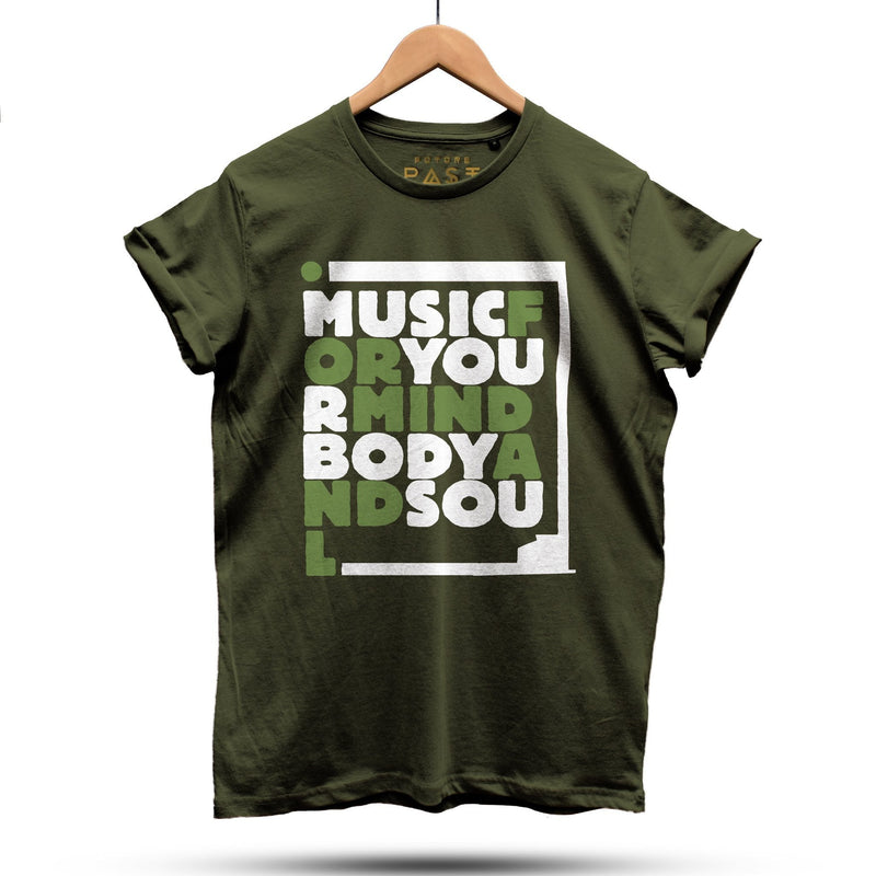 Remix Music For Soul T-Shirt / Khaki